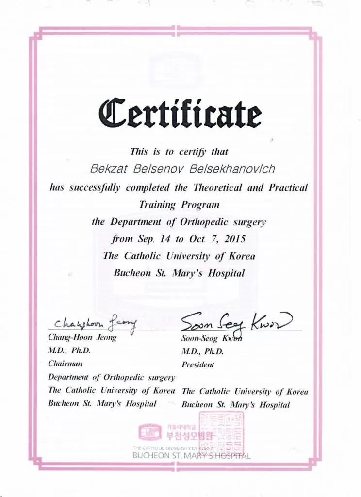 certificates